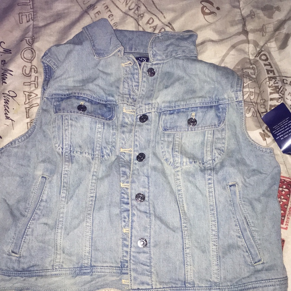 It’s a denim jean jacket